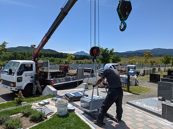 墓石施工画像2